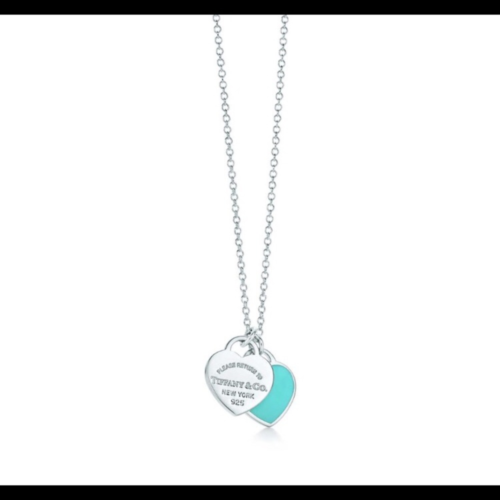 Tiffany Double Heart Pendant